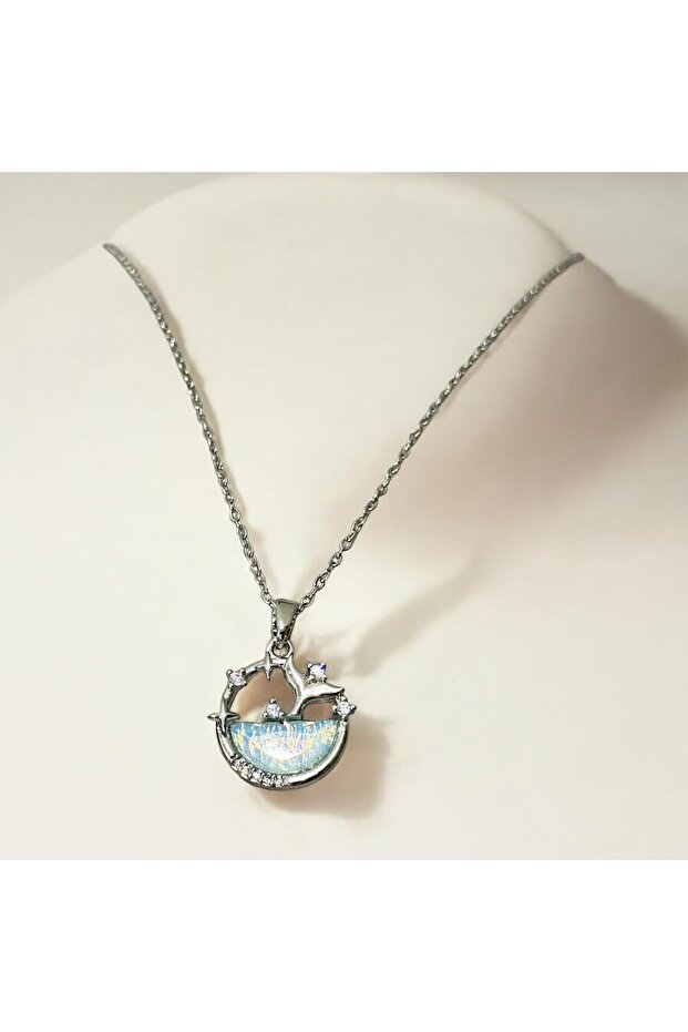 Fish Tail Steel Necklace
