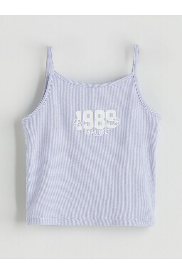 Timeless Clothing & Timeless Choices Square Roba Collar Rope Strap Girls' Crop Tank Top