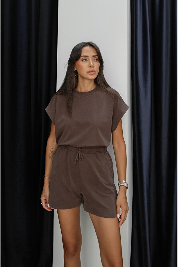 Set modal de bluză maro Patrick - 4