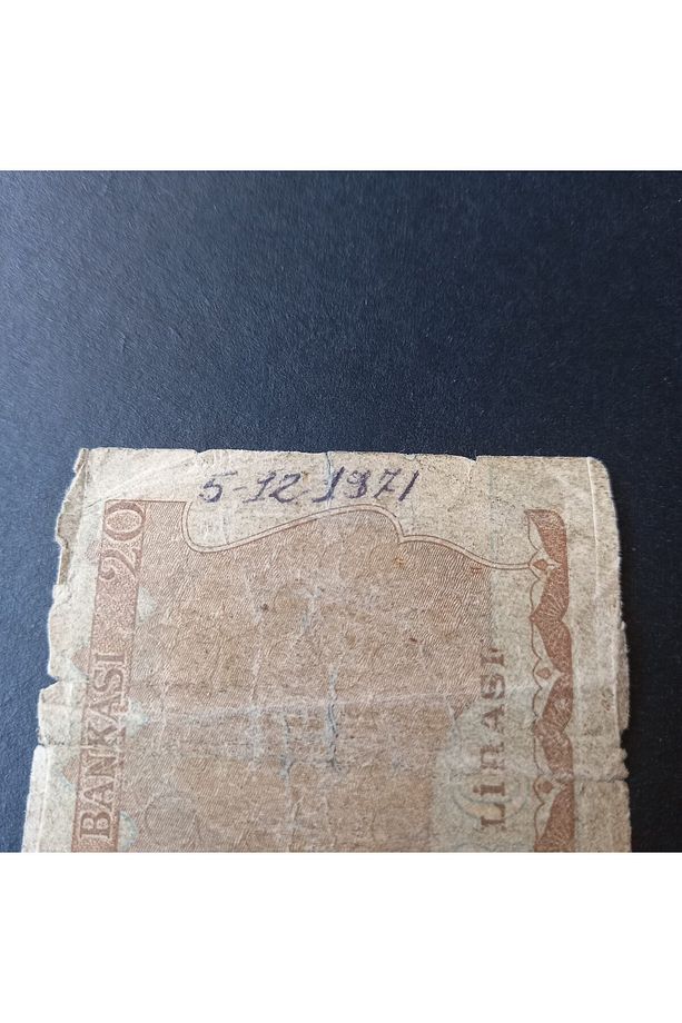 399636861c36c9f7ac 6.emisyon 20Türk lirası A15 Serisi HALİYLE eski kağıt para - 2
