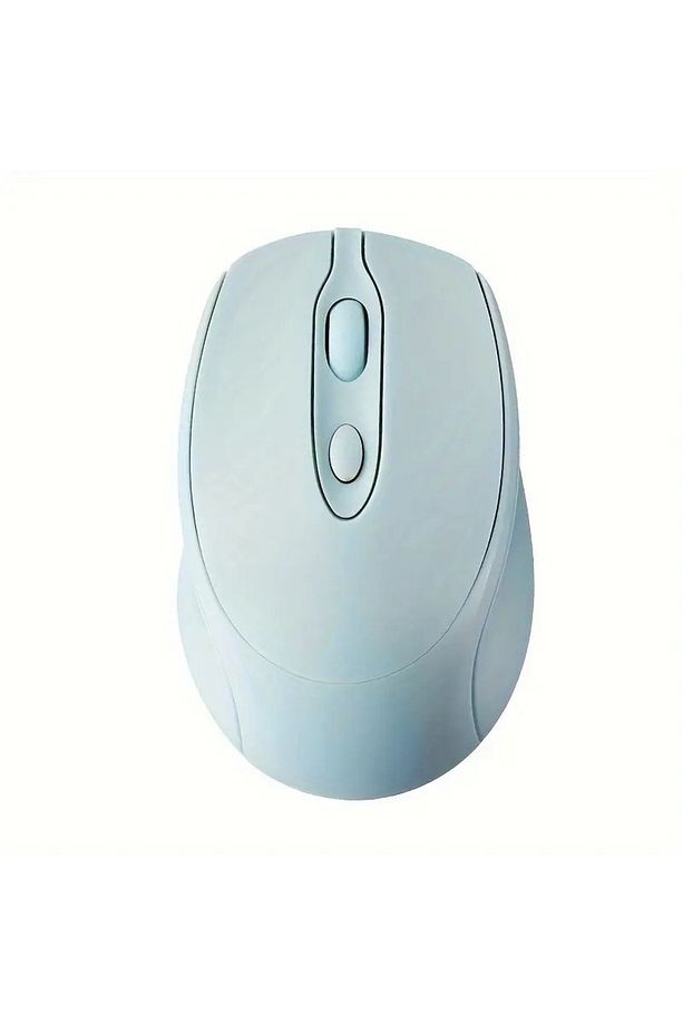 🖱️ 1200 DPI Şarjlı Bluetooth + 2.4GHz Kablosuz Mouse | Type-C Girişli, Sessiz, Buz Mavisi Wireless - 5