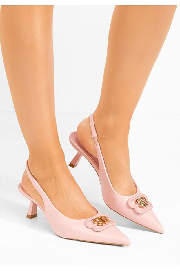 Pantofi slingback Belabisa roz - 2