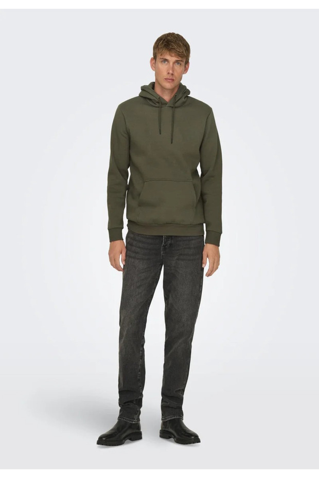 سويت شيرت مدرسي أساسي للرجال - 1