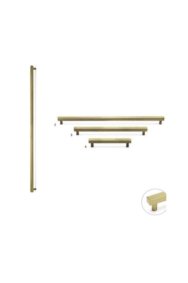 Mobilya Kulbu Antik Renk 800mm Kulp 1 Adet (SY8800 0800 ABM-ABM) - 3