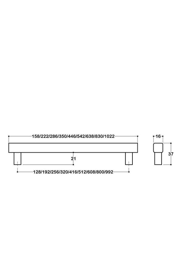 Mobilya Kulbu Gold Renk 512mm Kulp 1 Adet (SY8800 0512 GL-GL) - 6