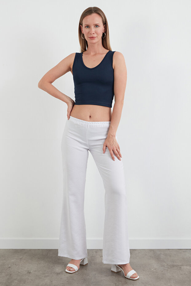 Basic Kaşkorse Kumaş V Yaka Body - 2