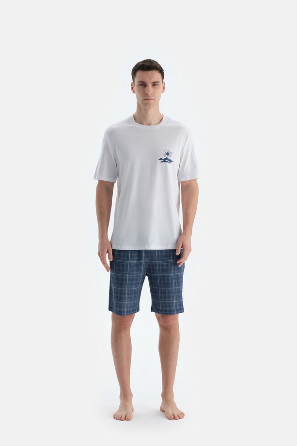 Pijama O Yaka Şort Tk. - 2