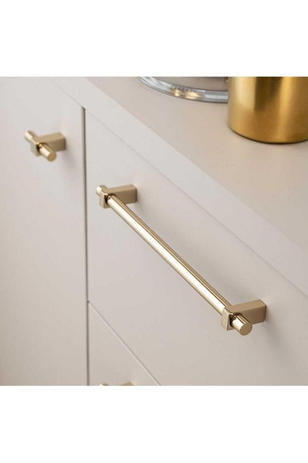 Mobilya Kulbu Gold Renk 224mm Kulp 1 Adet (SY8944 0224 GL-GL) - 1