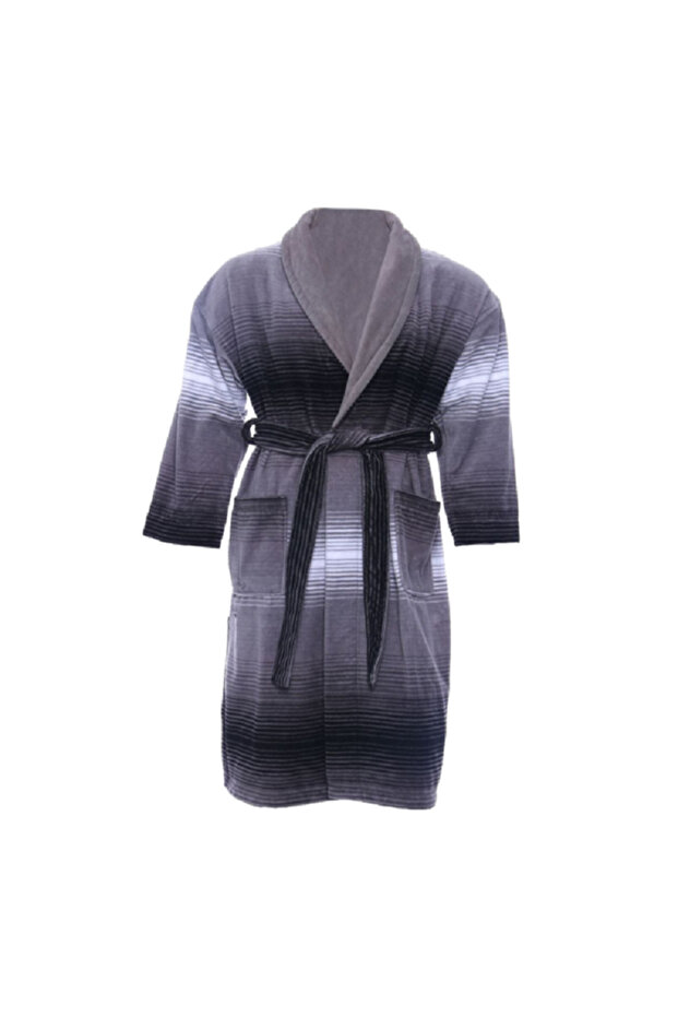 رداء حمام سهل الوصول إلى الضروريات مع جيبين جانبيين بألوان متنوعة - 3