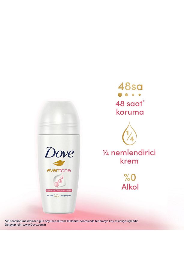 Kadın Roll On Deodorant Eventone 1/4 Nemlendirici Krem 50 ml x2 - 3