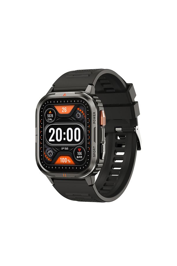 SW05 Smart Watch İOS ve Android Uyumlu TFT Ekranlı IP68 Sertifikalı Akıllı Saat Siyah - 2