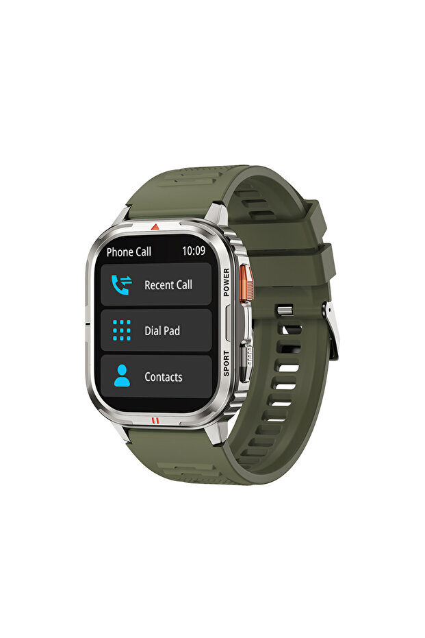 SW05 Smart Watch İOS ve Android Uyumlu TFT Ekranlı IP68 Sertifikalı Akıllı Saat Gümüş - 3