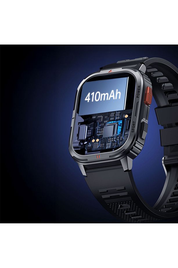 SW05 Smart Watch İOS ve Android Uyumlu TFT Ekranlı IP68 Sertifikalı Akıllı Saat Siyah - 8