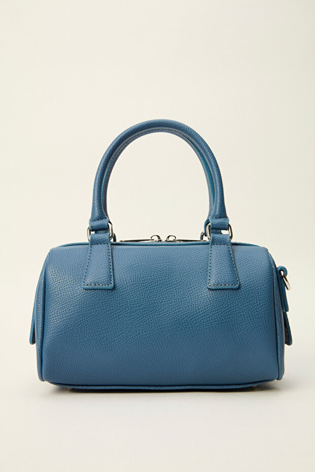 Baskılı Mini Deri El Çantası - 1