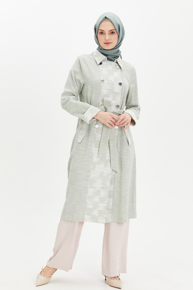 Pamuklu Kruvaze Kap - 1