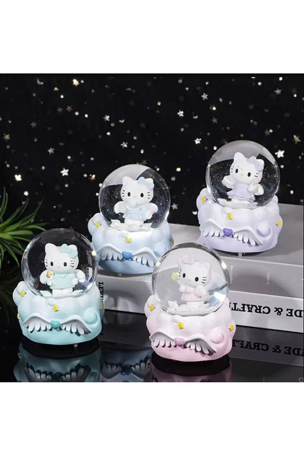 HELLO KITTY IŞIKLI KAR KÜRESİ - 2