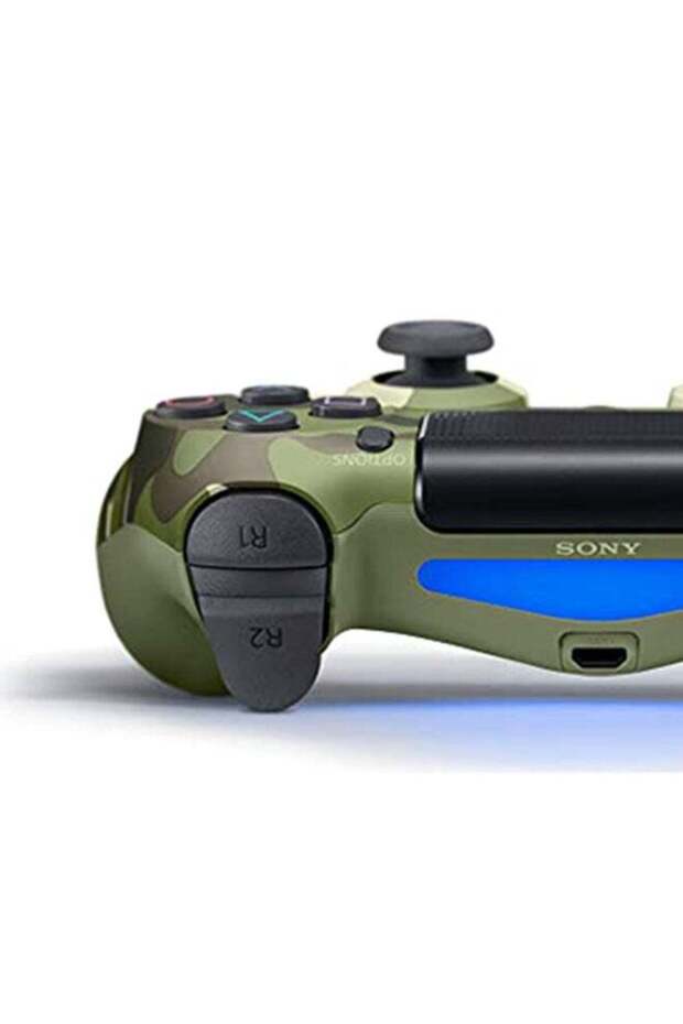 Wireless Controller 4 for PlayStation 4,Green Camouflage Design,Responsive Buttons,Built-in Touchpad - 5