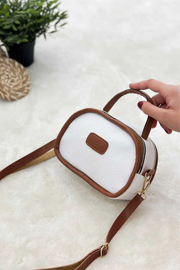 2 FERMUARLI AYARLANABİLİR UZUN ASKILI KADIN EL OMUZ VE ÇAPRAZ ÇANTA THE TOTEBAG 18x14 CM - 1