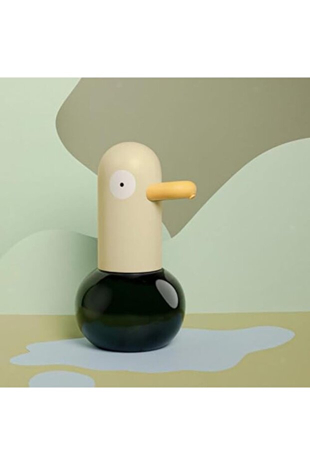 Duck Cartoon Automatic Soap Dispenser (Yellow) - 2