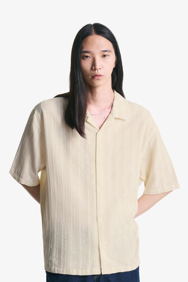 Kısa kollu rustik gömlek - 1