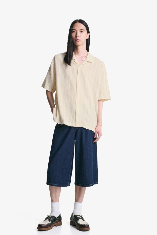 Kısa kollu rustik gömlek - 5