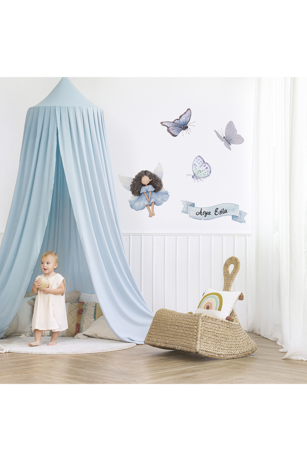 Stk-122 Fairy Themed Wall Sticker