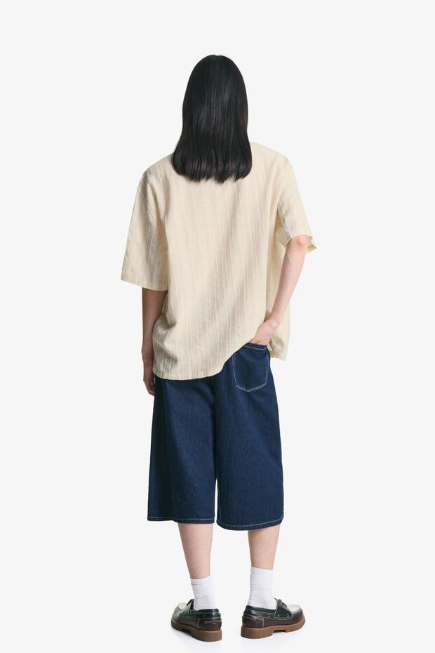 Kısa kollu rustik gömlek - 3