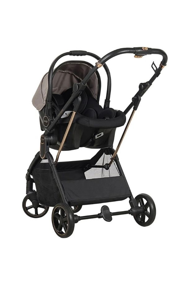 Arteon Travel Sistem Hafif Kolay Katlanabilir Çift Yönlü Bebek Arabası Bej 2244 Bej - 3