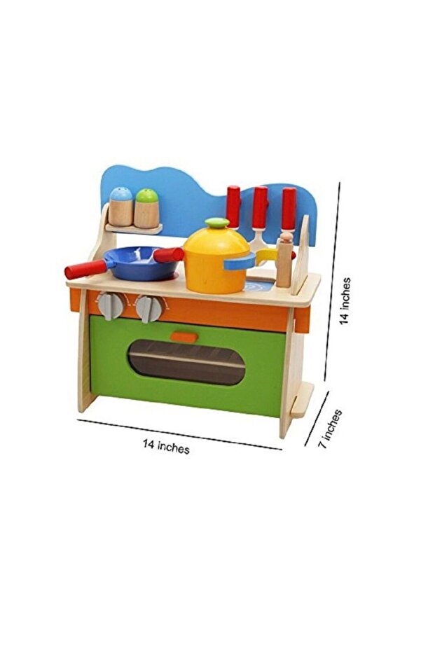 Montessori Ahşap Mutfak Seti - 7