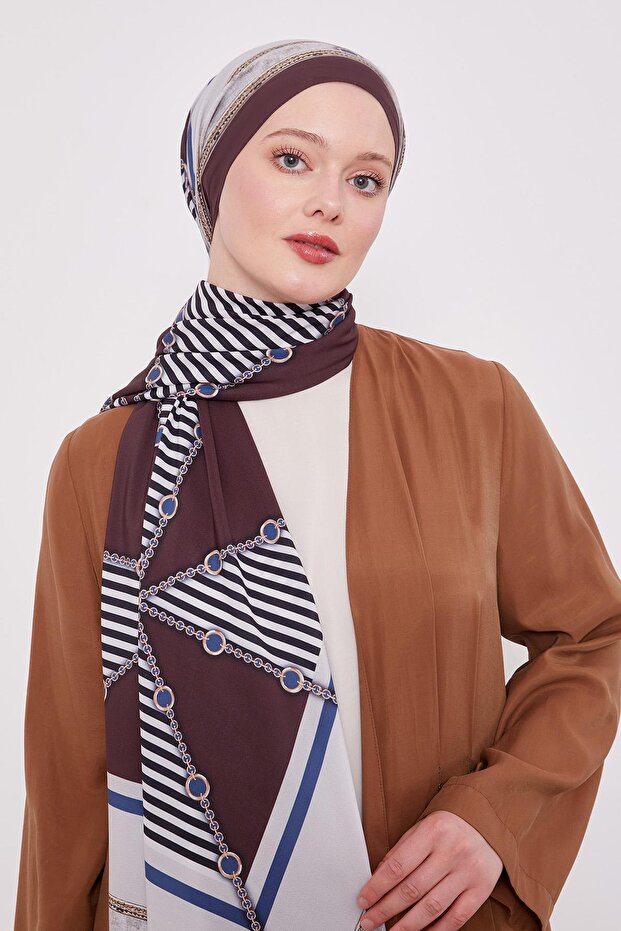 Chain Pattern Love Shawl - 2