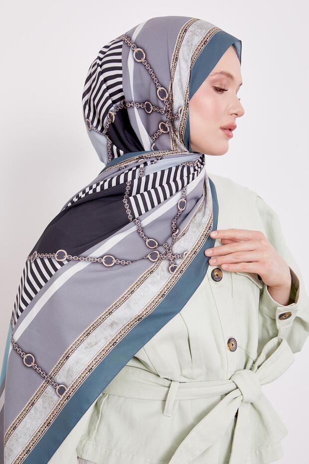 Chain Pattern Love Shawl - 1