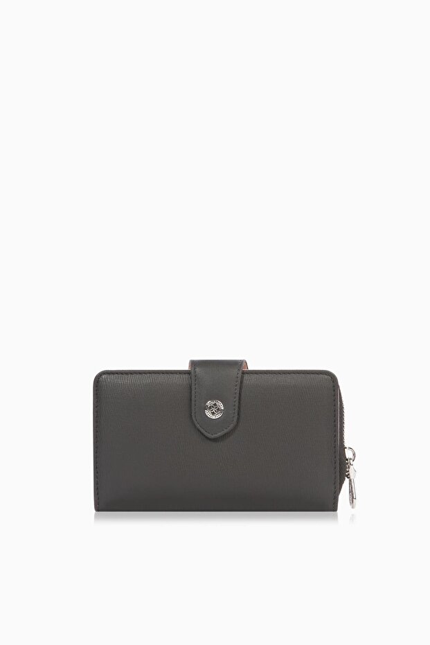 Cengiz Pakel Women's Wallet-Portfolio 65231m - Black/Powder