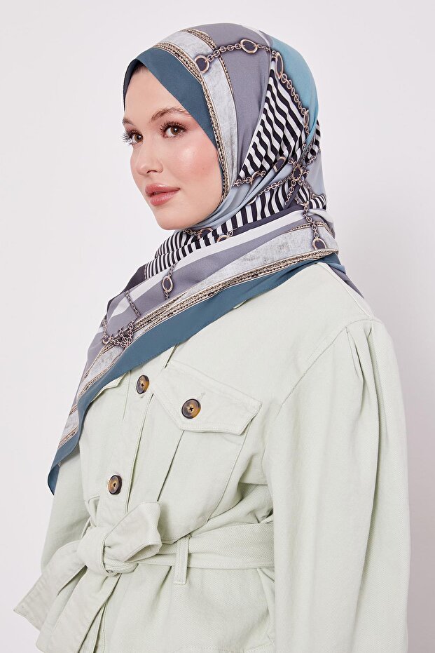 Chain Pattern Love Shawl - 3