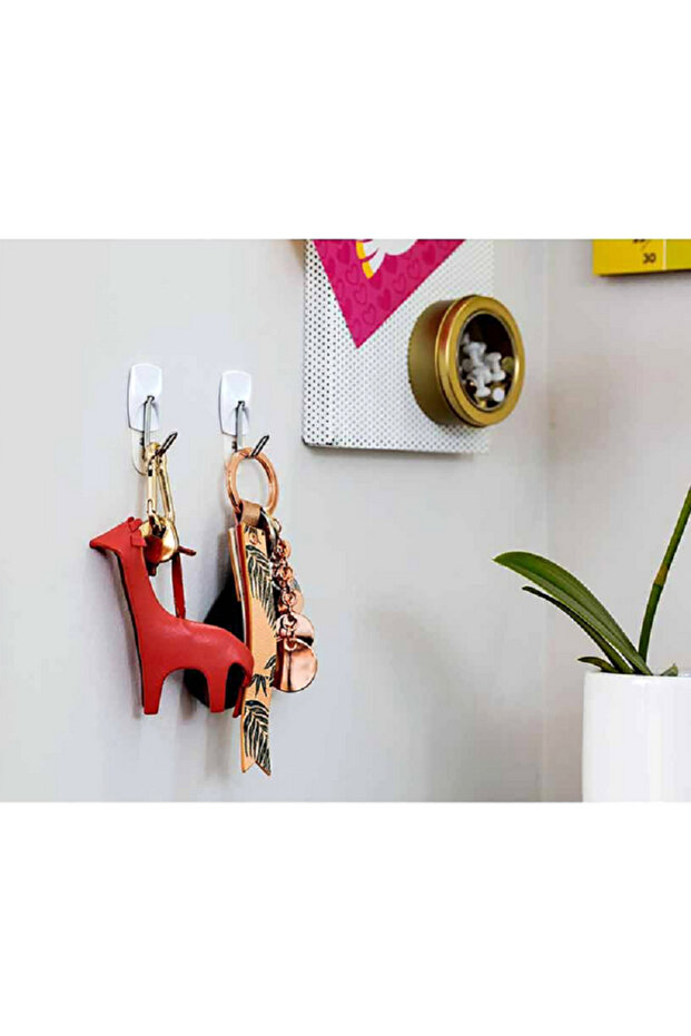 3-Piece Wire Hook White Small - 2