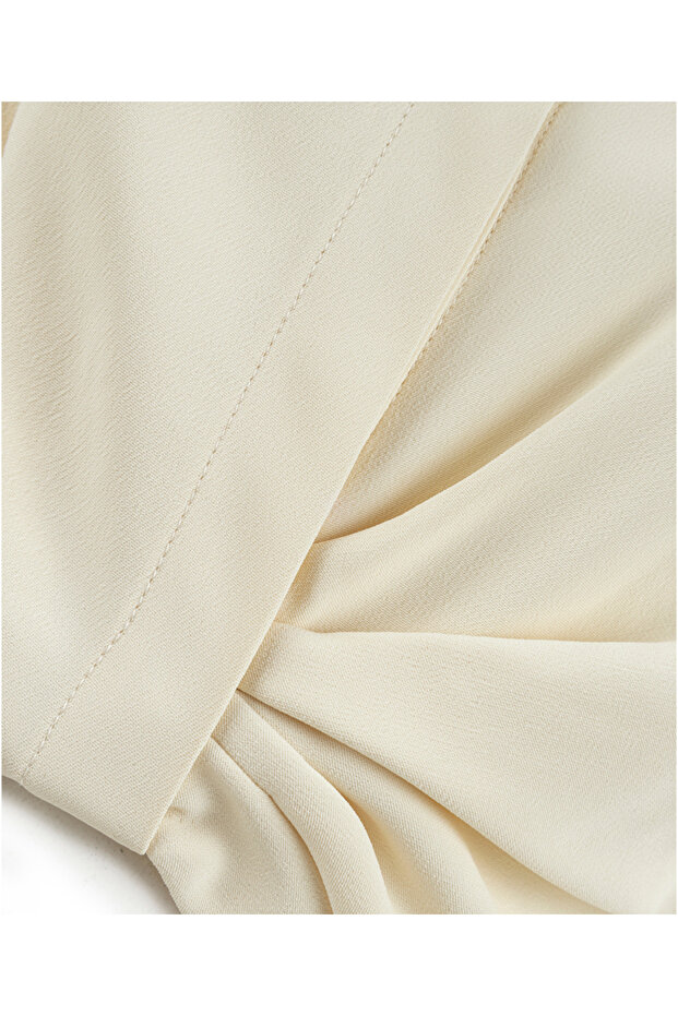 Gömlek yaka basic bluz - 4