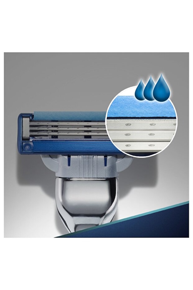 Gillette Mach3 Turbo Razor Blades, 8 pcs - 3