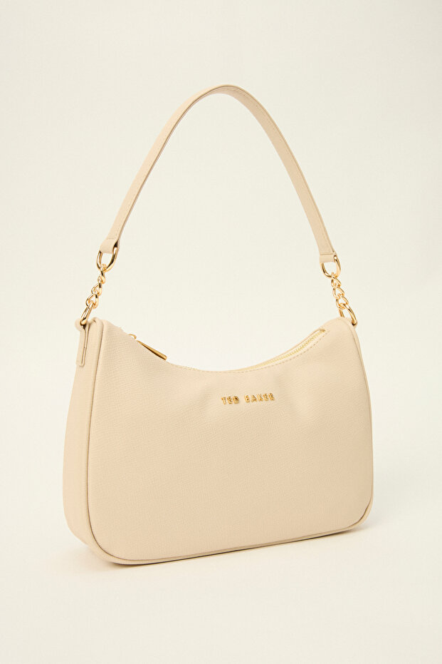 Baskılı Deri Omuz Çantası - 1