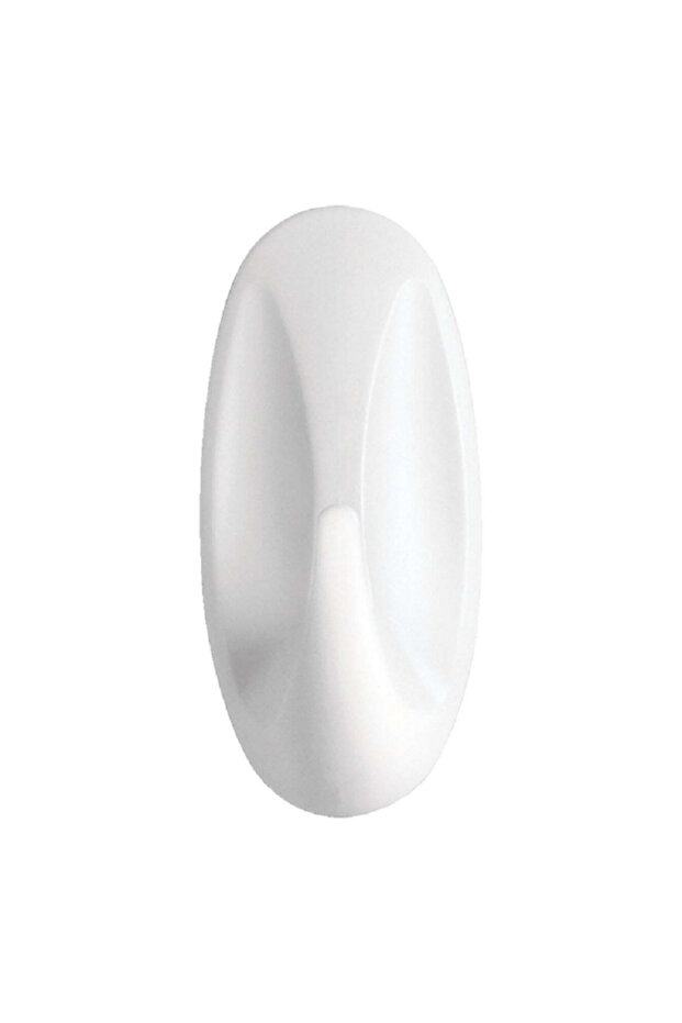2-Piece Utility Designer Adhesive Hook White Small - 3