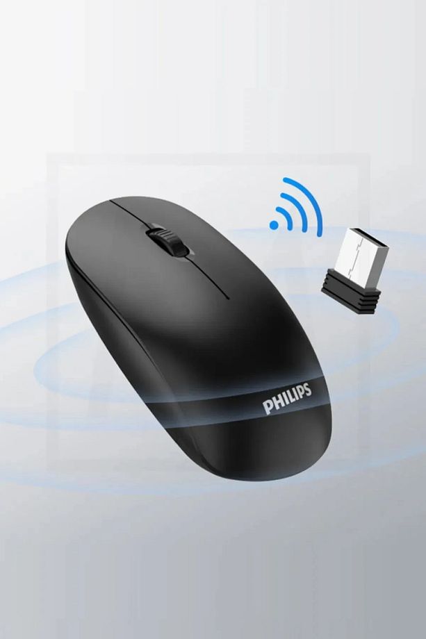 M315 Zarif Tasarım Siyah Kablosuz Wireless Ofis Mouse Sessiz Click Kablosuz Mouse - 2