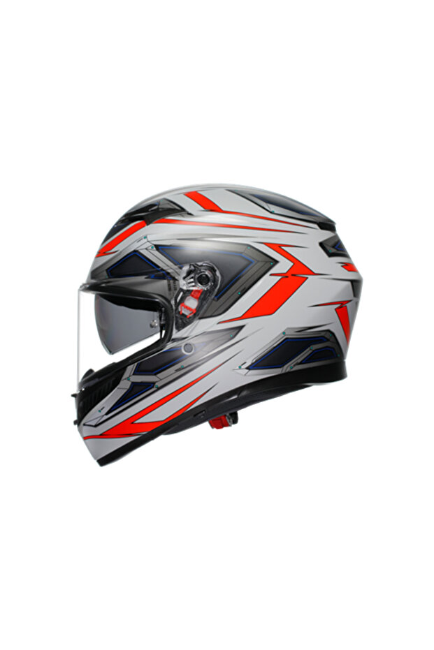 KASK/K3 E2206 MPLK SPACE MATT WHITE RED FLUO CONFİGURATİON - 4