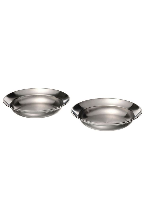 çukur tabak, paslanmaz çelik, 21 cm, 2 adet - 1