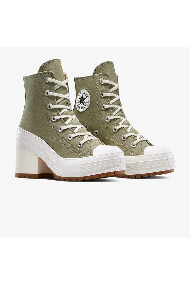 Chuck 70 De Luxe Platform Kadın Haki Sneaker - 2
