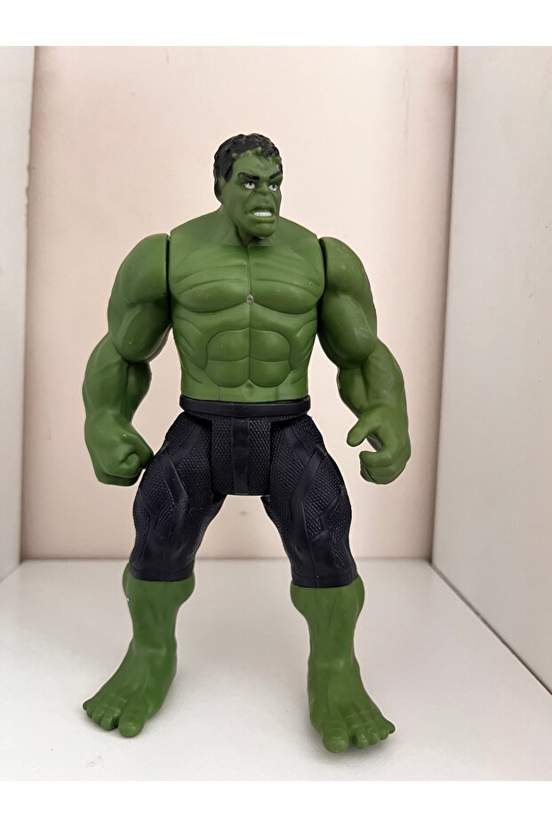 18 cm yeşil ışıklı hulk figür - 2