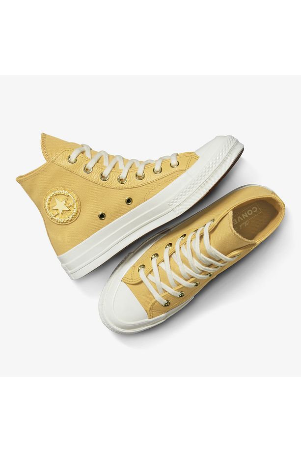 Chuck 70 Taylored Lux Unisex Sarı Sneaker - 5
