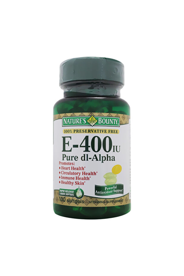 Natures Bounty E-400Iu X100Softgel