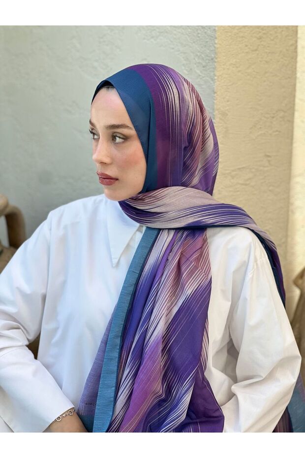 شال فاكاس بنمط لينا - 2