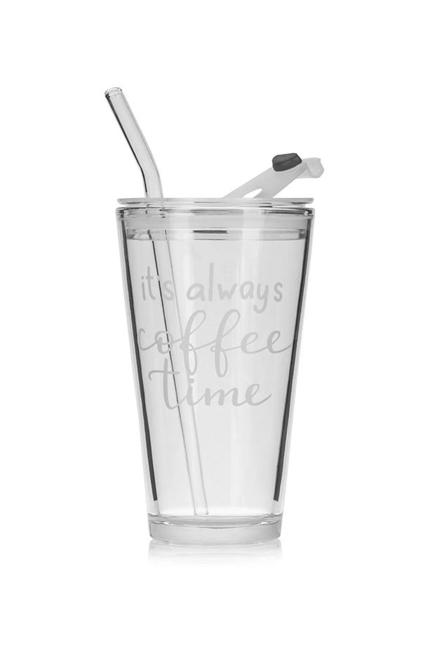 Pipetli Bardak Beyaz Baskılı 400 ml - 4