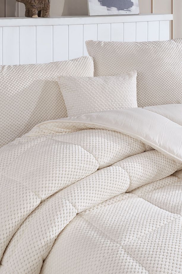 Luis Comfort Set Tek Kişilik (155x215 cm) Krem - 4