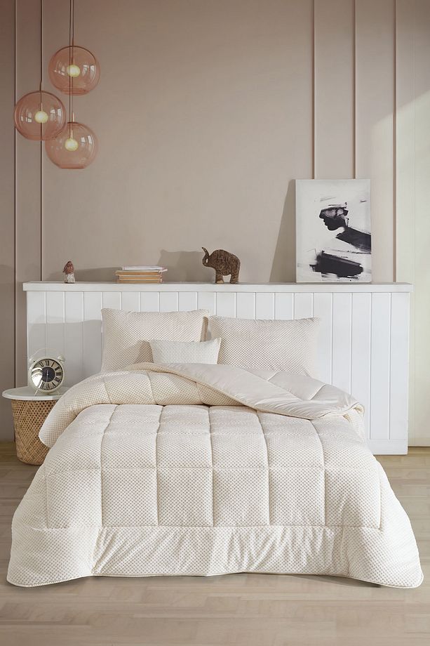 Luis Comfort Set Tek Kişilik (155x215 cm) Krem - 1