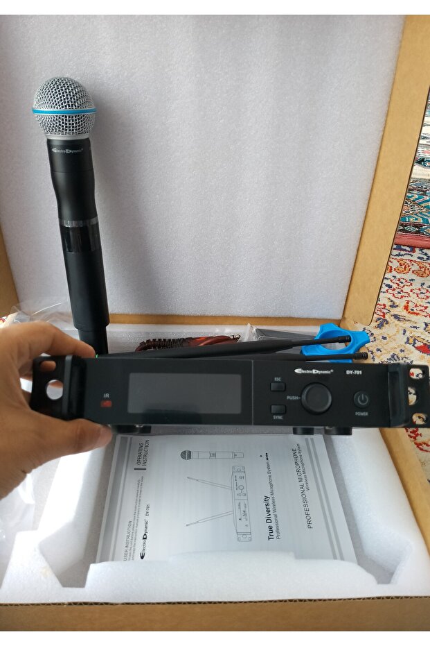 ELECTRO DYNAMİK DY701 TEK ELCİK TELSİZ MİKROFON - 5